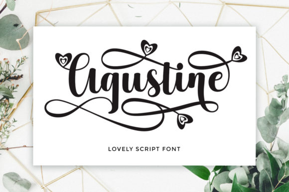 Agustine Script: A Font for Confident Branding