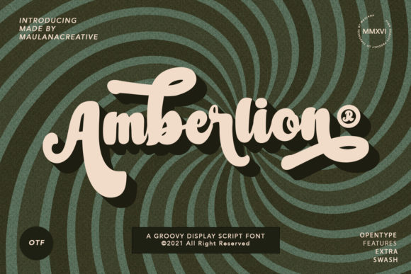 Amberlion Script: A Stylish Handwritten Font