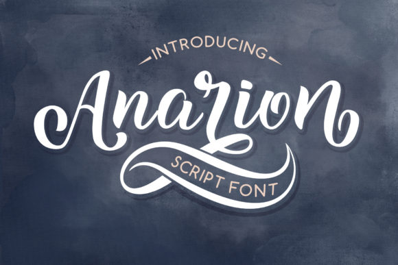 Anarion Script: A Stylish Font for Web Design