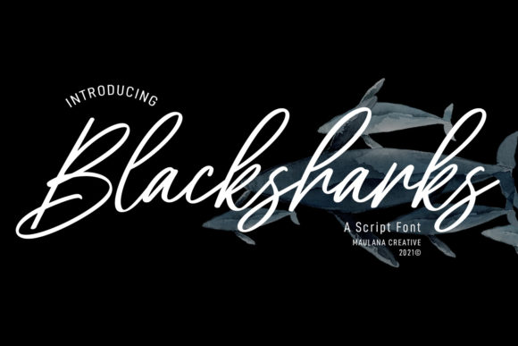 Blacksharks Script: A Font for Creative Brands