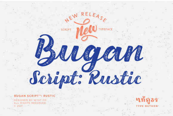 Bugan Script Rustic: A Handwritten Font for Creative Brands