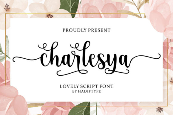 Cherlesya Script: A Romantic Typeface for Creative Projects