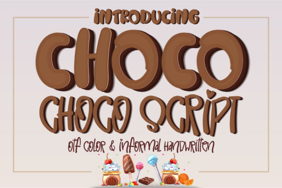 Choco Script: A Handwritten Font for Creative Makers