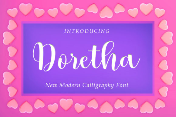 Doretha Script: A Font of Romance
