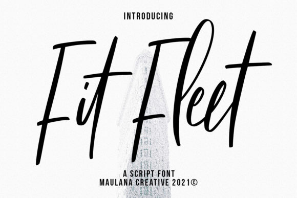 Fit Fleet Script: A Stylish Font for Digital Marketing