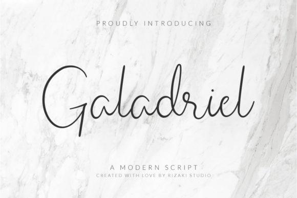 Galadriel Script Font for Web Design
