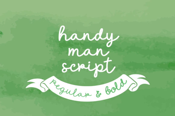 Handyman Script Font for Editorial Design