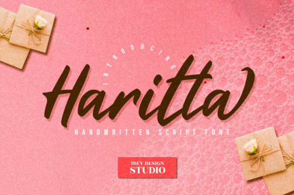 Haritta Script: A Creative Font for Web Design