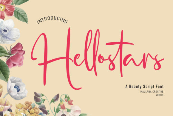 Hellostars Script: A Playful Font for Web Design