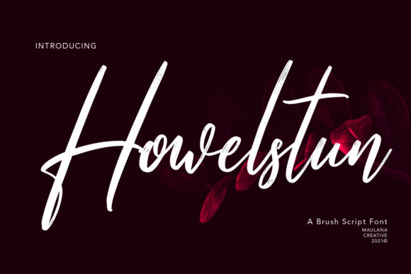 Howelstun Script: A Flowing Font for Editorial Design
