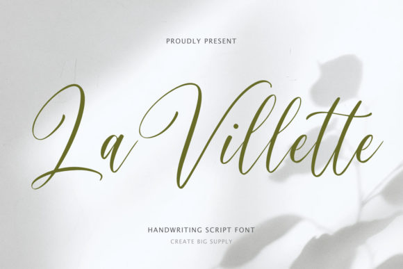 La Villette Script: A Font for Creative Makers