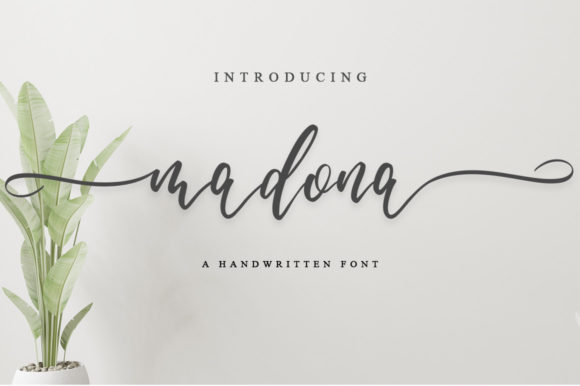 Madona Script: A Magical Font for Makers