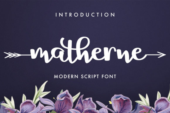 Matherne Script Font for Web Design