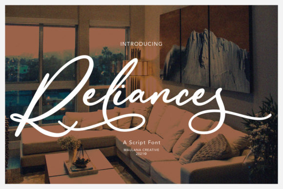 Reliances Script: Elegant Handwritten Font