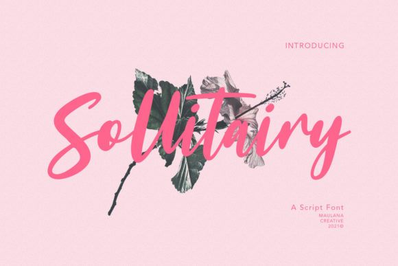 Sollitairy Script: A Font for Elegant Design