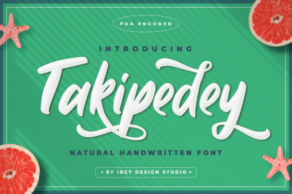 Takipedey Script: Elegant Font for Business